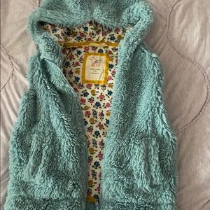 Mini Boden zip up vest. 5-6 yr